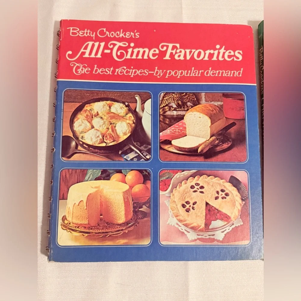 Vintage BETTY CROCKER'S All Time Favorites & Christmas Cookbook Bundle